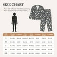 thumbnail image 4 of Pofeuu Lovely Penguin Print Womens Pajamas Set Long Sleeve Sleepwear Button Down Nightwear Soft Pj Lounge Sets Button Down Pajamas Women-Large, 4 of 7