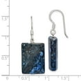 thumbnail image 4 of 925 Sterling Silver Blue Lepidolite Earrings, 4 of 5