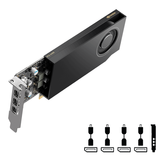 TVIDEO PNY RTX A400 NVIDIA 4GB GDDR6