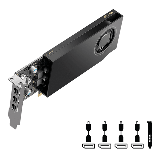 TVIDEO PNY RTX A400 NVIDIA 4GB GDDR6