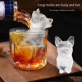thumbnail image 2 of Bandeja de Cubitos de Hielo para Perros 3D, Formas Divertidas, Molde de Hielo para Perros para Whisky, CóCtel,, 2 of 5