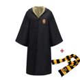 thumbnail image 3 of Capa para niños adultos, disfraz de Halloween, conjunto de sombrero, corbata y bufanda de la Escuela de Magia y Hechicería, 3 of 5