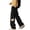 a-Black179, variant on Womens Wide Leg Sweatpants Cute Sausage Dog Chenille Patch Drawstring Waistband Loose Straight Fit Casual Streetwear Pants For Daily Wear Grey XL