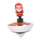 thumbnail image 3 of Peonza giratoria de Papá Noel con luz, juguete novedoso giratorio con música, giroscopio multicolor, regalo de Navidad para niños, juguete giratorio, 3 of 9