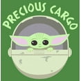 thumbnail image 2 of Men's Star Wars: The Mandalorian Grogu Precious Cargo Graphic Tee Kelly Heather Small, 2 of 3