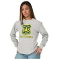 thumbnail image 3 of Happy Camper US Forest Service Long Sleeve TShirt Men Women Brisco Brands S, 3 of 6