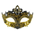 thumbnail image 2 of Lilgiuy Mardi Gras Masquerade Mask Half Face Venetian Masks Vintage Mascarade Mask Antique Look Costumes Party Accessory for Women Men Carnival, Multiple Styles and Colors, 2 of 3