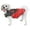 Red, variant on Helios Thunder-crackle Full-Body Waded-Plush Adjustable and 3M Reflective Dog Jacket