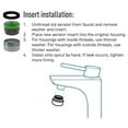 thumbnail image 4 of 5 PK Neoperl 1.2 gpm Faucet Inserts, Acetal, Plastic, 4 of 4