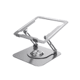 thumbnail image 1 of Soporte Laptop Ergonómico De Aluminio Rotación 360° Plegable, Plata, 1 of 5