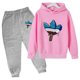 thumbnail image 3 of Nuevos chándales deportivos informales de marca de otoño para niños de 3 a 14 años, sudadera con capucha y pantalones, conjunto de traje informal de moda para niños, conjunto de 2 piezas, 3 of 5