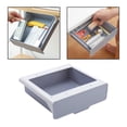 thumbnail image 3 of Cajón Extraíble Sunnimix para debajo del gabinete para especias con cinta autoadhesiva Gris Blanco S, 3 of 8
