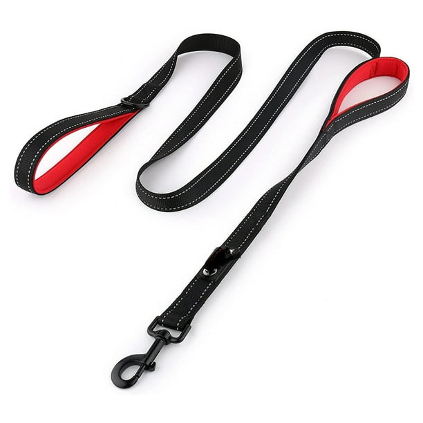 Correa de perro de doble asa para entrenamiento de seguridad de control - Correa para perros grandes o medianos Adepaton Correas y Collares para Perros