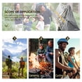 thumbnail image 3 of HORIALENCE 2Pcs Rescue Shelter Portable Tent Waterproof for Emergency Situations, 3 of 8