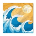 thumbnail image 1 of Japanese Bandana, Huge Sea Waves Summer, Unisex Head and Neck Tie, by Ambesonne, 1 of 2