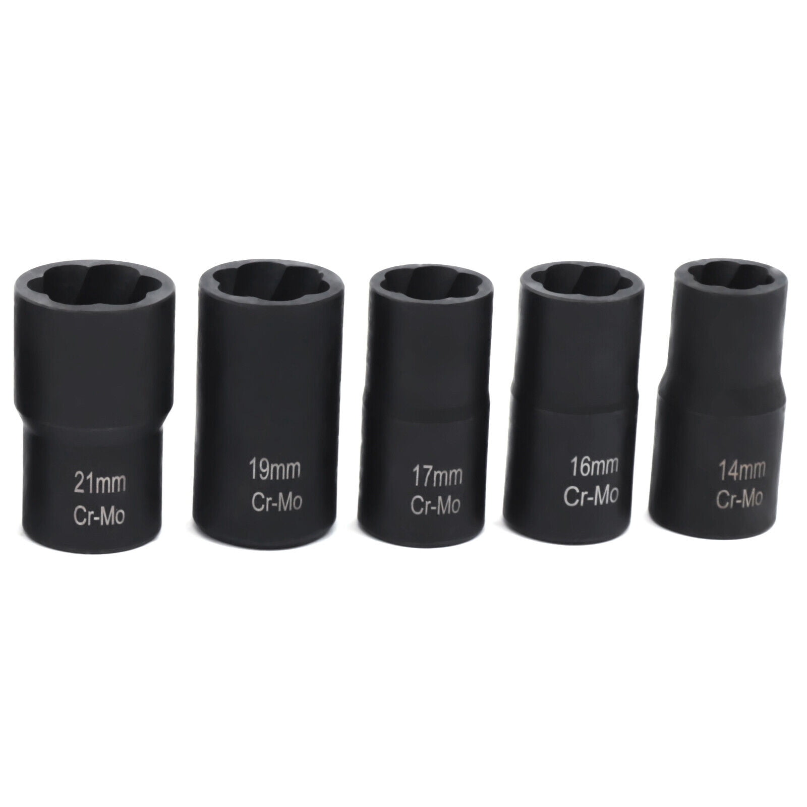 TOOL1SHOoo Bolt Nut Extractor Set, Lug Nut Remover Socket Tool, 1/2" Drive Impact