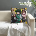 thumbnail image 6 of My Hero Academia Throw Pillow Covers, Anime Pillow Cases, Cushion Covers 18 X 18 Inch Square Pillow Protectors For Sofa Couch Bedroom Car Chair Home Decor, 6 of 9
