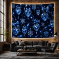 thumbnail image 6 of Reminiscent Starry Night with Filled Numerous Sparkling Effects, Mystical Fantasy for Space Lovers, Galaxy Room Decor, Christmas Gift, Tapestry Wall Hanging for Bedroom and Dorm, 6 of 7