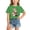 P854 Green, variant on Tfken Girls Soft Comfy Tops Holiday Daily Wear Short Sleeve Tees Tshirts Graphic Print T-Shirts Fashion Toddler Classic Clothes Size 2-4 Years