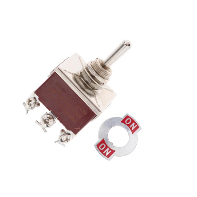 tamizeot 12 Pins Rocker Button Switch Toggle Switch Waterproof Cover Copper Pin 403 ON OFF ON 403 ON OFF ON 3.6x6cm