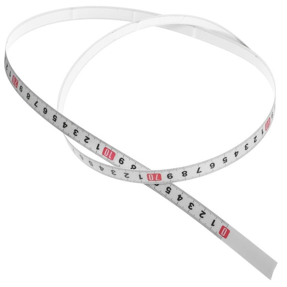 Pretyzoom Adhesive Measuring Tape with Metric Scale for Workbench Flexible Sticky Ruler in Assorted Colors