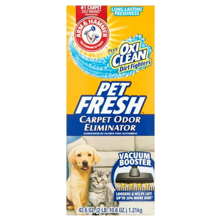 (2 Pack) Arm & Hammer Pet Fresh Carpet Odor Eliminator, 42.6 (Best Cat Pee Odor Eliminator)