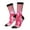 3 Black, variant on Picia Pink Balloon Puppy Art Print Athletic Socks for Men & Women – Cushioned Moisture-Wicking Crew Socks for Sports, Running, and Training, Soft & Breathable Size 5-11