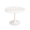 White, variant on Tcbosik Round Dining Table with Metal Pedestal Base, 39.4" Modern Tulip Table for 4 Person, Bistro Table for Kitchen, Living Room, White