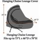 thumbnail image 4 of Curved patio cover, waterproof recliner cover with zipper, 4 of 5