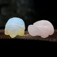 thumbnail image 3 of Realistic Looking Tortoise Ornaments - Vivid Expressions - Mini Faux Crystal - Natural Healing Stone Carved Gemstone Figurines - Home Supplies, 3 of 8