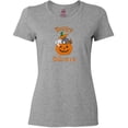 thumbnail image 3 of Inktastic Happy Halloween Kittens in Pumpkin Women's T-Shirt, 3 of 5