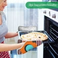 thumbnail image 2 of Yayeee Pot Holders Kitchen Heat Resistant with Pocket 7"x9.8" Cotton Oven Cooking Hot Pads, Orange Circle, 2 of 7