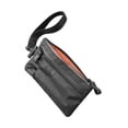 thumbnail image 4 of Estuche con cremallera para exteriores, resistente a intemperie, para tarjetas de identificación, práctico para hombres, billetera con cremallera Negro, 4 of 8