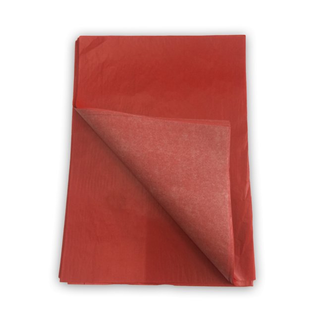 Seitruly Paquete de 100 A4 Papel de calco multicolor Fiable Fácil de borrar Fácil de arrugar Patrón transparente Herramientas de integridad pinturas A4rojo