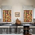 thumbnail image 2 of Fall Kitchen Curtains 36 Inch Short - 2 Panel Set, Autumn Harvest Print, Rod Pocket Window Treatment for Thanksgiving, Farmhouse, Cafe, Living Room - Machine Washable, 2 of 4