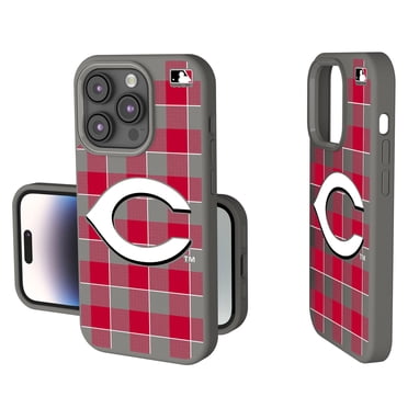 Keyscaper Cincinnati Reds Plaid Soft Touch iPhone Case