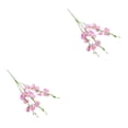 thumbnail image 2 of Cateissary Hogar Oficina Hotel flor artificial decoración fiesta falso baile banquete boda reutilizable simulación flores ornamento Rosa 2piezas, 2 of 6