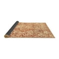thumbnail image 2 of Ahgly Company Indoor Round Abstract Brown Modern Area Rugs, 6' Round, 2 of 4