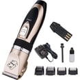 thumbnail image 1 of Professionell djurhårtrimmer Clippers Grooming Clipper Rakning +4-delad set för husdjursvård - hundar / katter / kaniner Elektrisk uppladdningsbar, 1 of 5