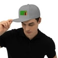 thumbnail image 7 of Flat Bill Brim Hat Adjustable Baseball Cap Flag Of Zambia Mens Women Snapback Trucker Hat, 7 of 7