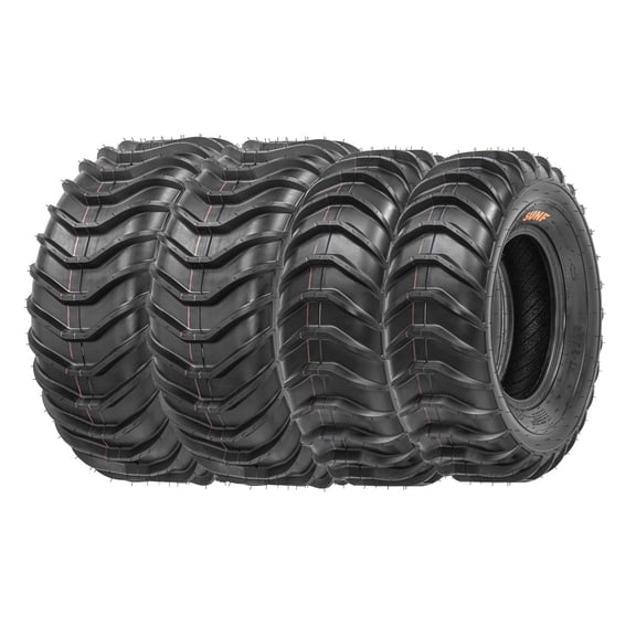 SunF ATV/UTV All Terrain Mud Quad Tire 25x8-12 & 25x10-12 6 PR Tubeless A061 (Set of 4)