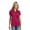 Dark Fuchsia, variant on Port Authority Ladies Diamond Jacquard Polo-XS (Black)