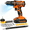 Orange, variant on 20V Purple Power Drill,Electric Drill Cordless with Battery and Charger,3/8-Inch Keyless Chuck, Variable Speed,with Drills Bits Set