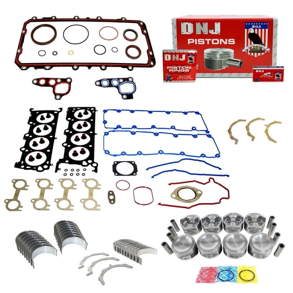 DNJ EK4157A Engine Rebuild Kit Fits Cars & Trucks 1999-2000 Ford Mustang 4.6L SOHC V8 16V 281cid VIN X