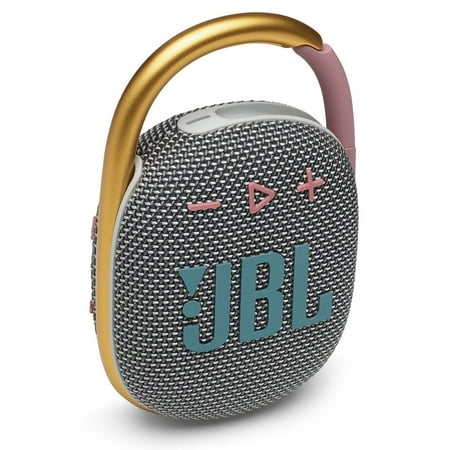 UPC: 0050036378246 | JBL Clip 4 Portable Bluetooth Waterproof Speaker (Grey)