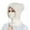 White, variant on HJYCHN Winter Hats for Women Knitted Hat with Face and Neck Warmer Windproof Warm Cap for Winter Cycling Womens Winter Hat Pink One Size