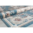 thumbnail image 4 of Centurion CY20B Classic Blue Transitional Vintage Blue Area Rug, 5'0"x5'0", 4 of 4