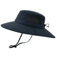 thumbnail image 1 of Sombrero para el sol para hombres y mujeres, impermeable, de ala ancha, plegable, para pesca, senderismo, jardín, safari, playa, 1 of 5