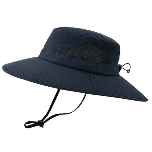 Sun Hat for Men/Women, Waterproof Wide Brim Bucket Hat Foldable Boonie Hat for Fishing Hiking Garden Safari Beach