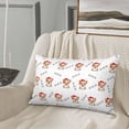 thumbnail image 5 of Sikiie Corgi With Santa Claus Hat Print Plush Pillow Cover, Wrinkle-proof and Stain-resistant Pillow Protector without Pillow Core, Home Decoration-14"x20", 5 of 6